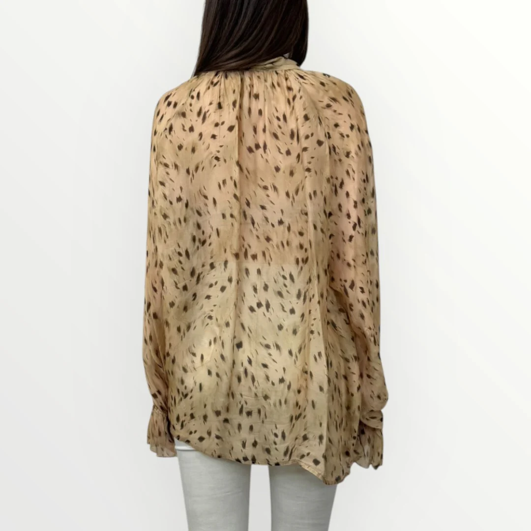 KING KONG - CAMICIA MACULATA CON FIOCCHETTO - Image 2