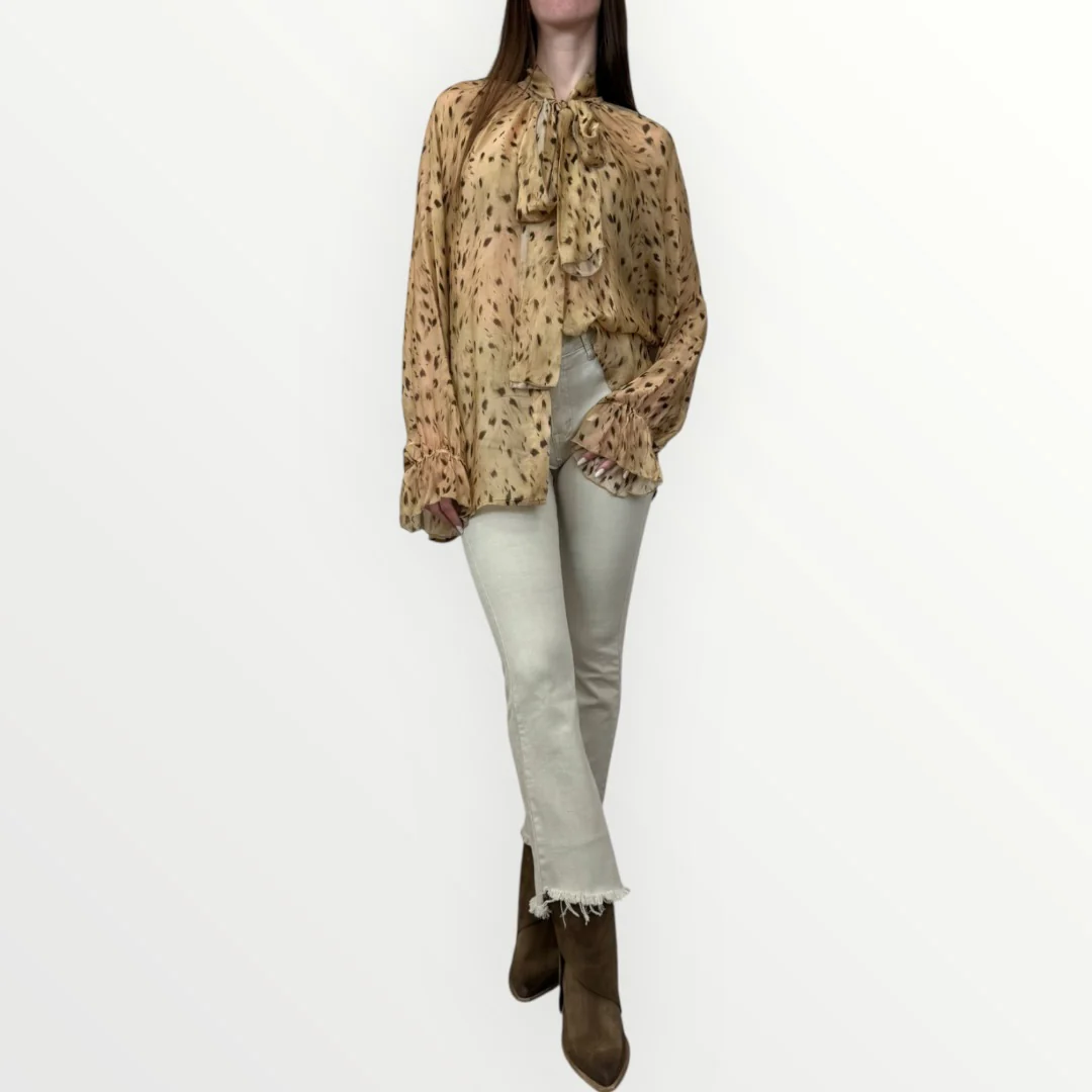 KING KONG - CAMICIA MACULATA CON FIOCCHETTO - Image 3