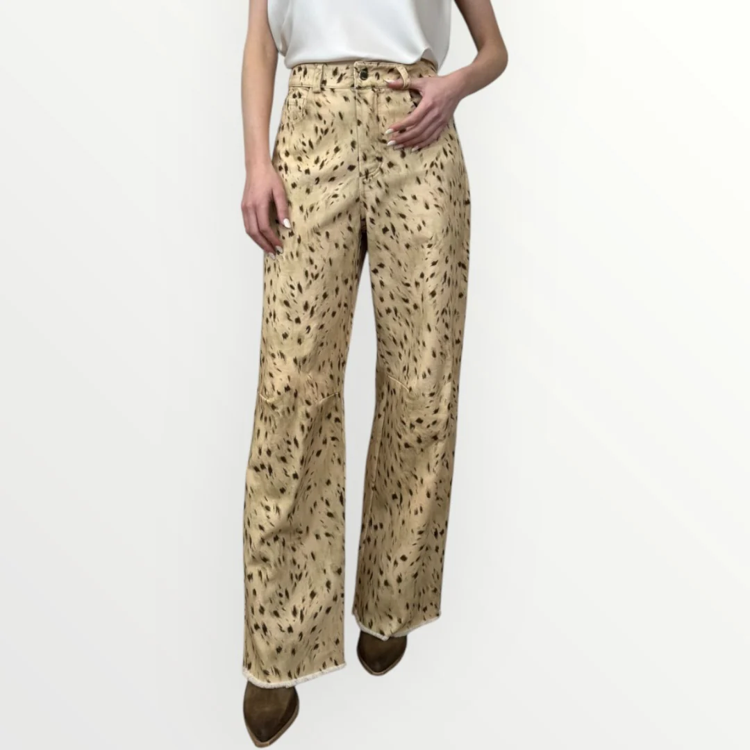 KING KONG - PANTALONE BALLOON MACULATO