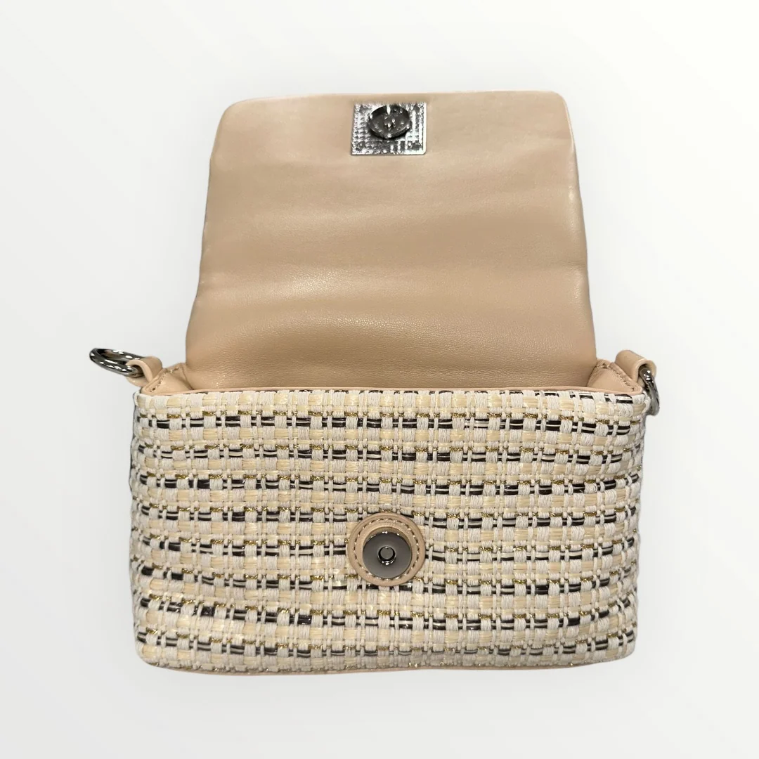 MIMI' MUA' - BORSA IN TWEED CON TRACCOLA - Image 4