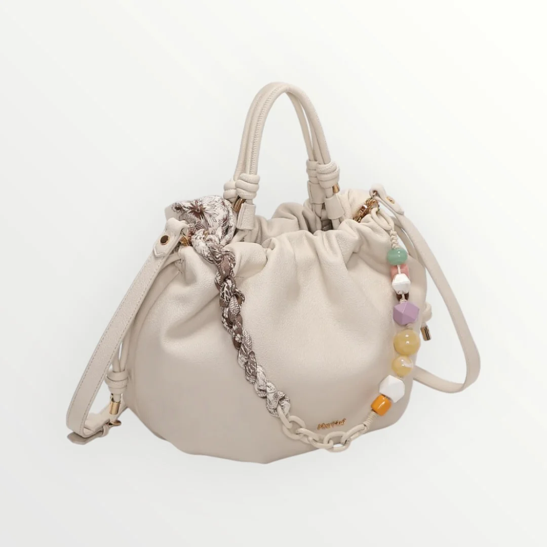 MIMI' MUA' - BORSA A MANO CON FOULARD - Image 2