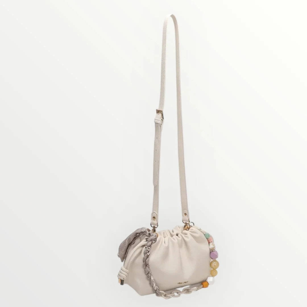 MIMI' MUA' - BORSA A TRACOLLA CON FOULARD - Image 2