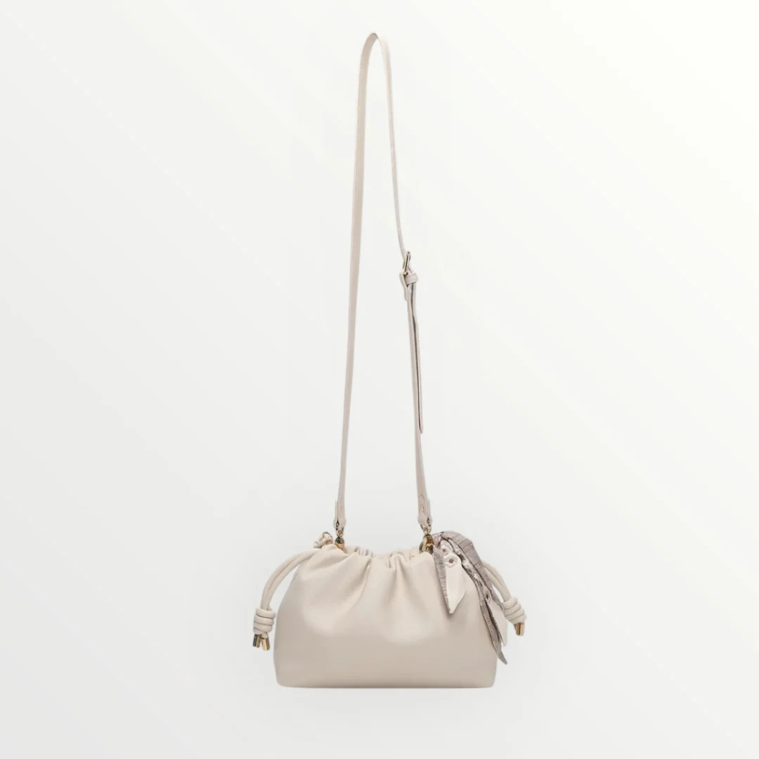 MIMI' MUA' - BORSA A TRACOLLA CON FOULARD - Image 3