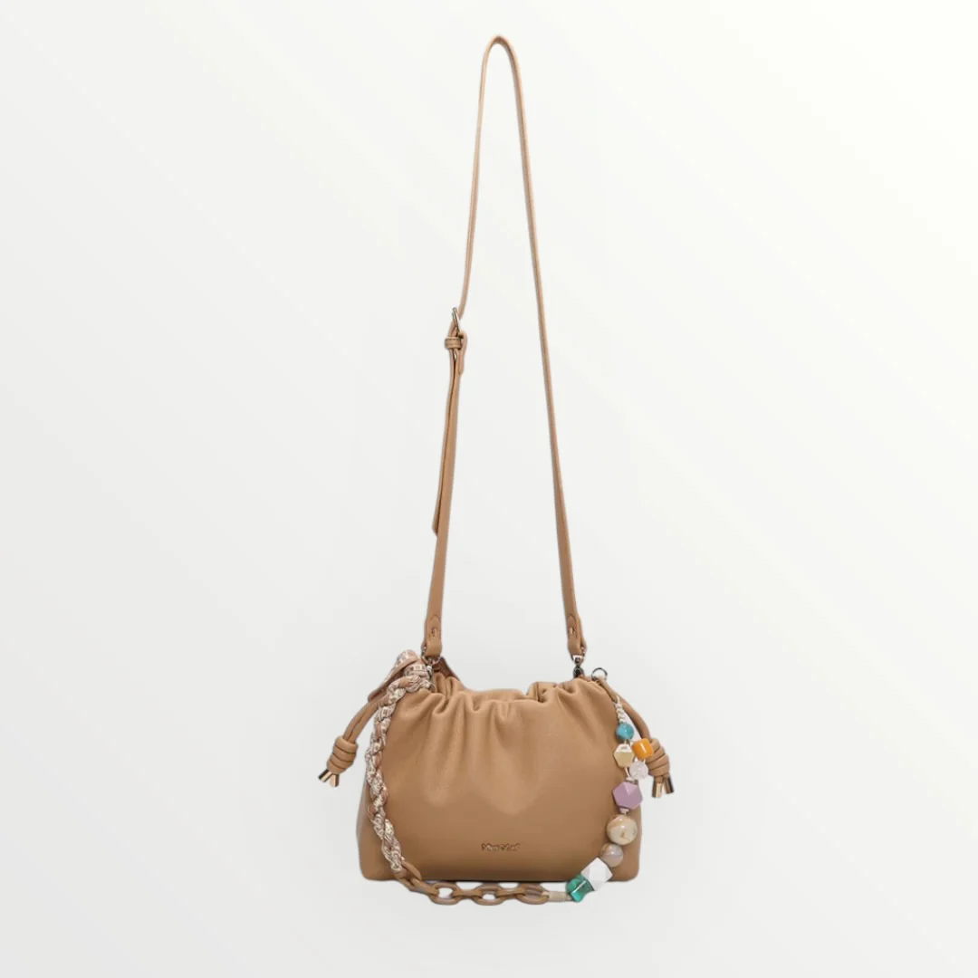 MIMI' MUA' - BORSA A TRACOLLA CON FOULARD - Image 5