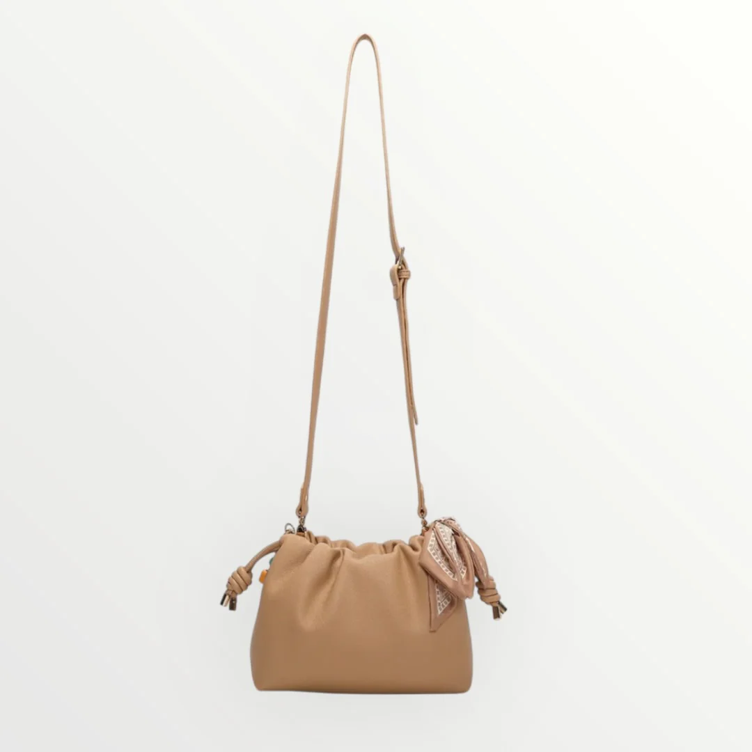 MIMI' MUA' - BORSA A TRACOLLA CON FOULARD - Image 7
