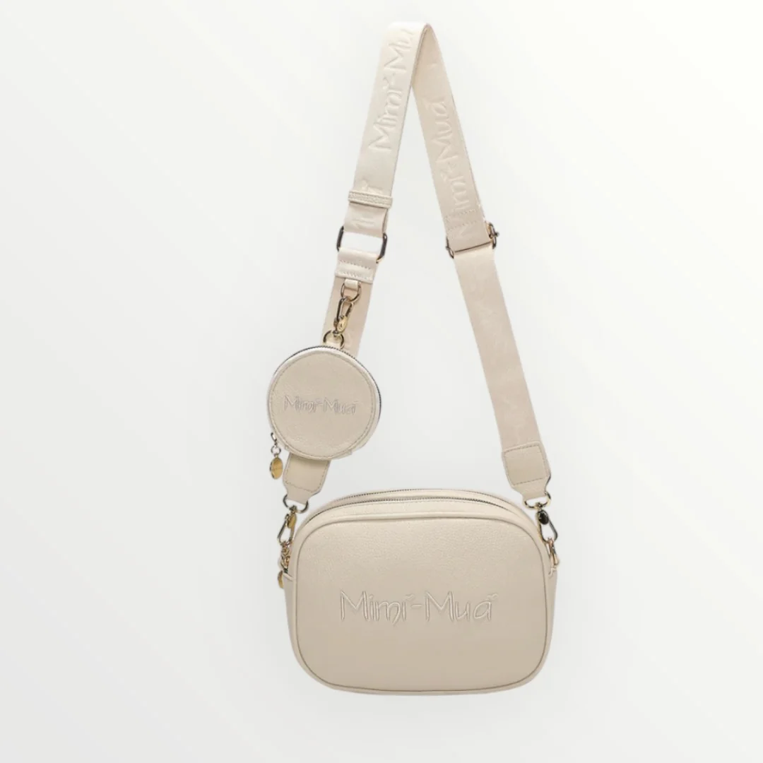 MIMI' MUA' - BORSA A TRACOLLA CON SCRITTA