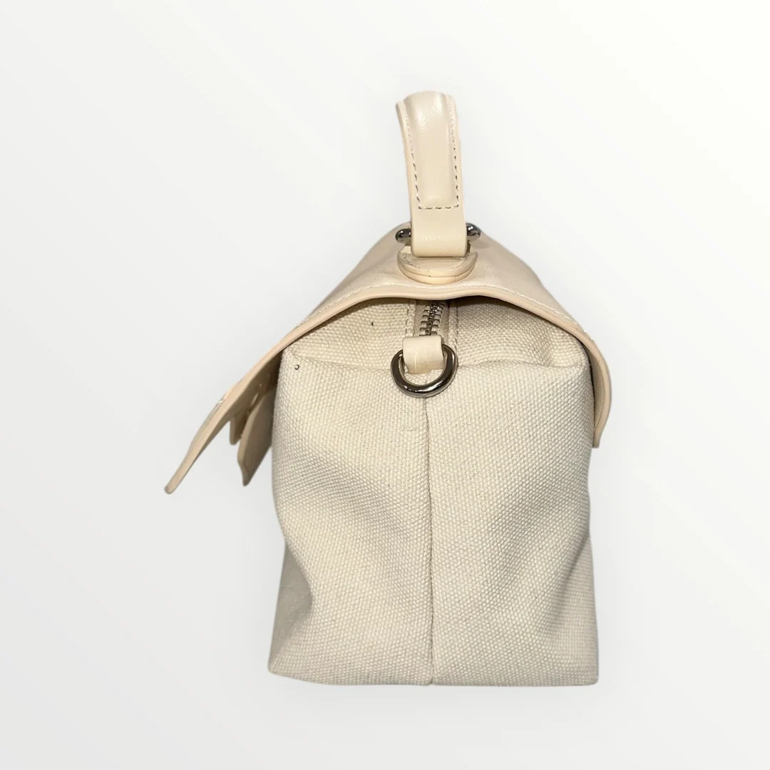 MIMI' MUA' - BORSA IN TESSUTO CON PATTA IN ECO-PELLE - Image 3