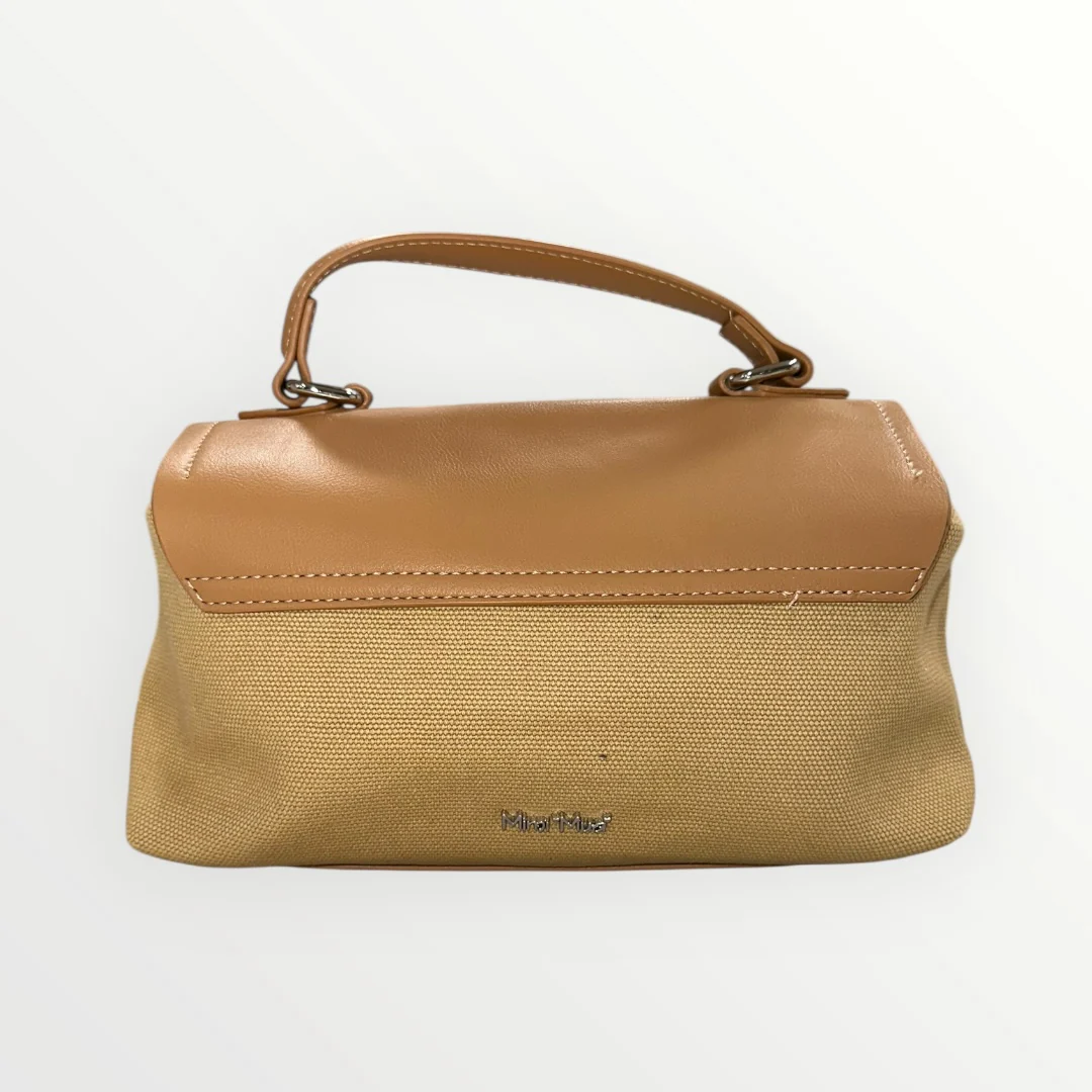 MIMI' MUA' - BORSA IN TESSUTO CON PATTA IN ECO-PELLE - Image 6