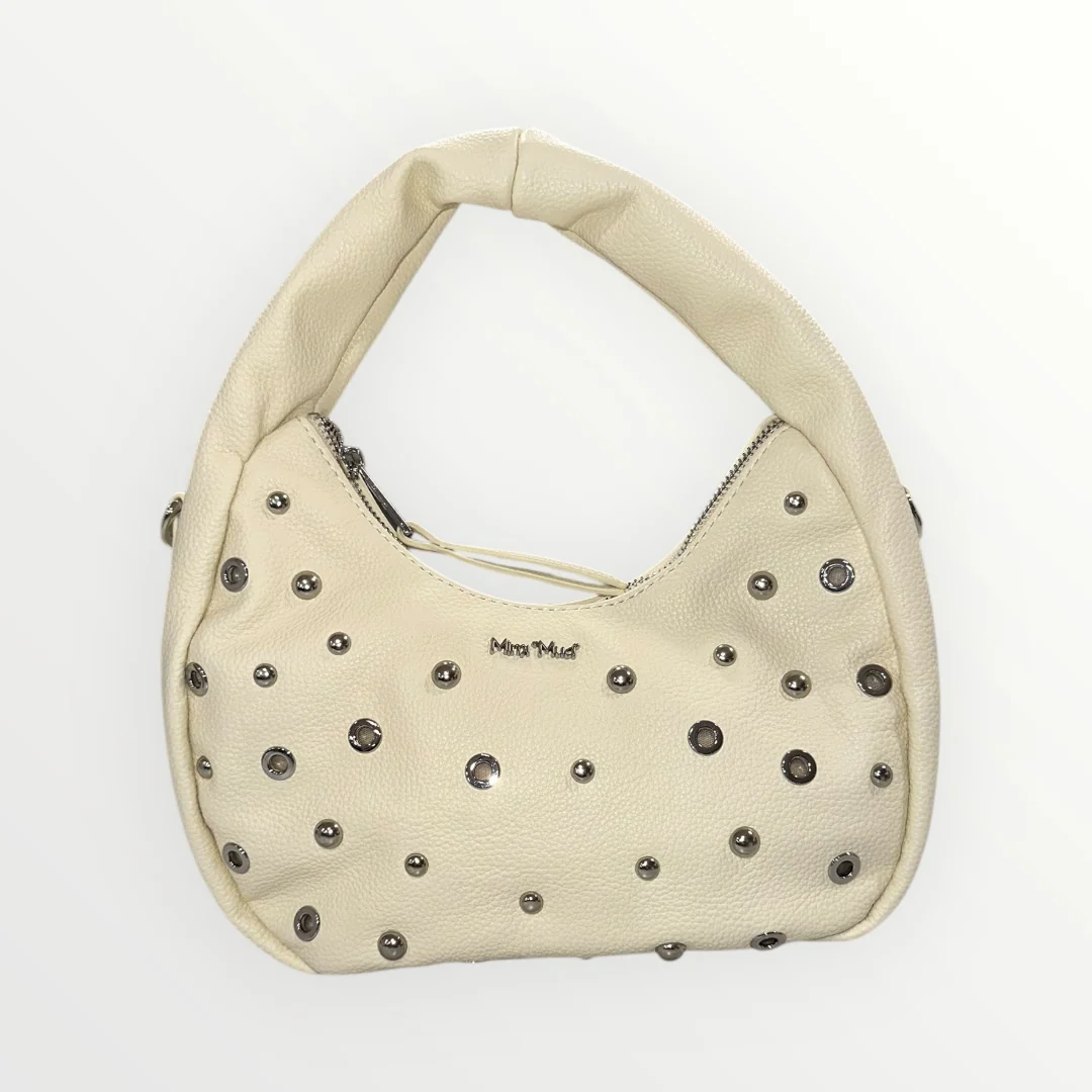 MIMI' MUA' - BORSA MORBIDA CON BORCHIE PIATTE