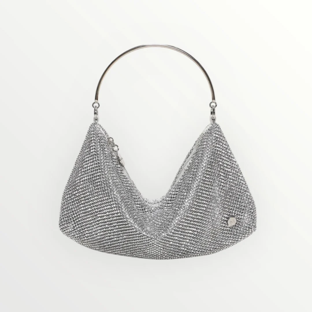 MIMI' MUA' - BORSA MORBIDA IN RETE DI STRASS - Image 4