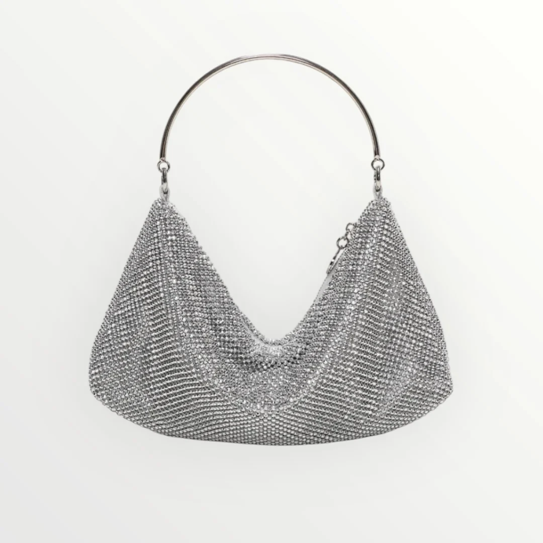 MIMI' MUA' - BORSA MORBIDA IN RETE DI STRASS - Image 5