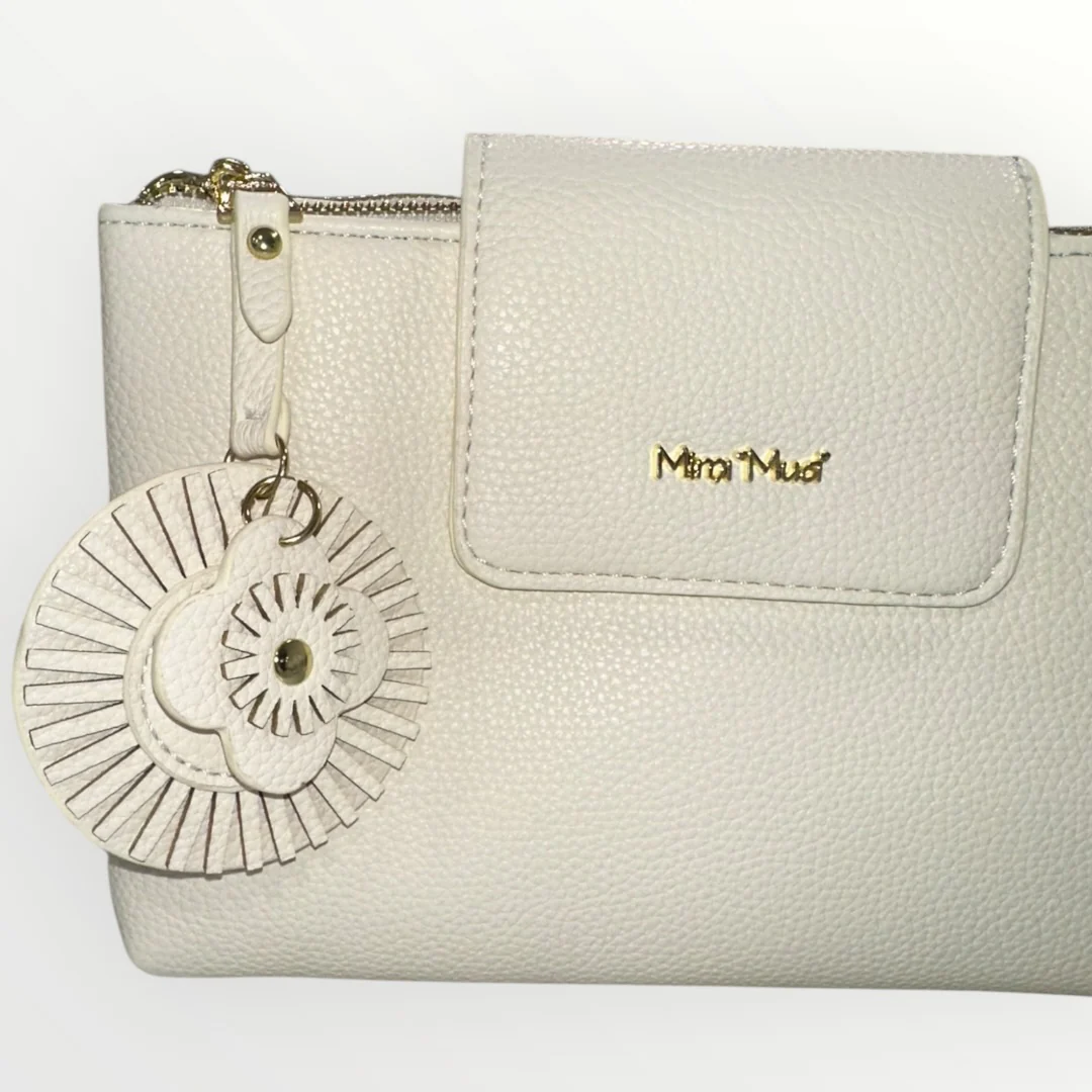 MIMI' MUA' - BORSA PIATTA CON FIORE - Image 4
