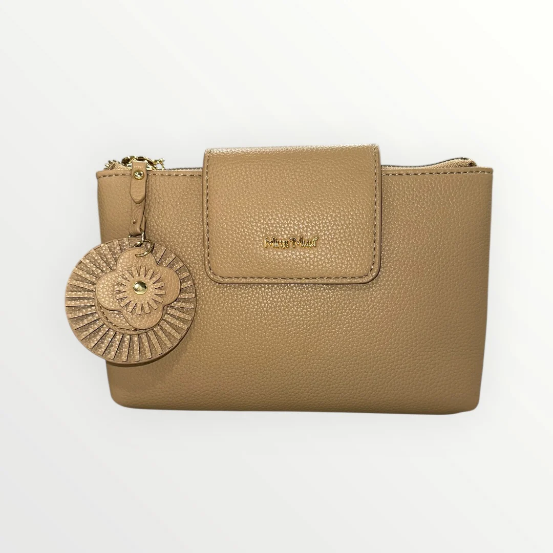 MIMI' MUA' - BORSA PIATTA CON FIORE - Image 5