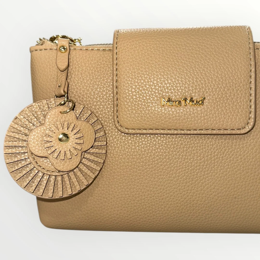 MIMI' MUA' - BORSA PIATTA CON FIORE - Image 8