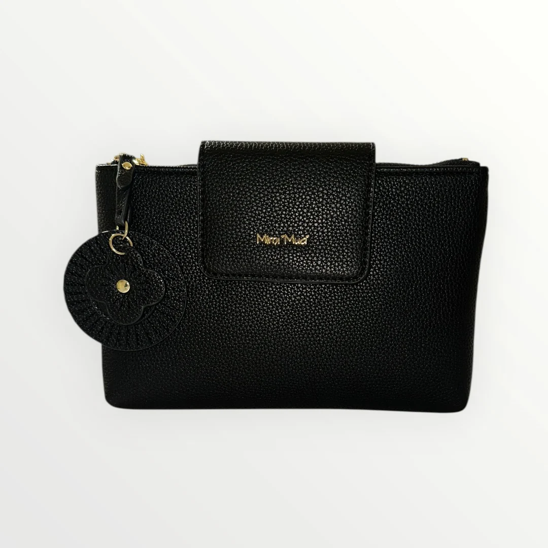 MIMI' MUA' - BORSA PIATTA CON FIORE - Image 9