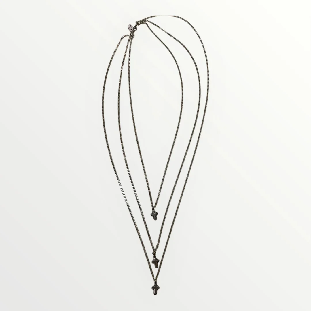 MOMI - COLLANA CROCE TRIPLA - Image 2