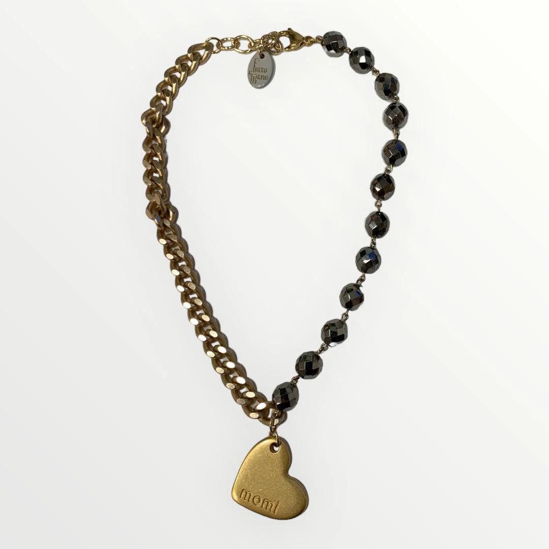MOMI - COLLANA FRANCESCA CORTA CUORE - Image 2