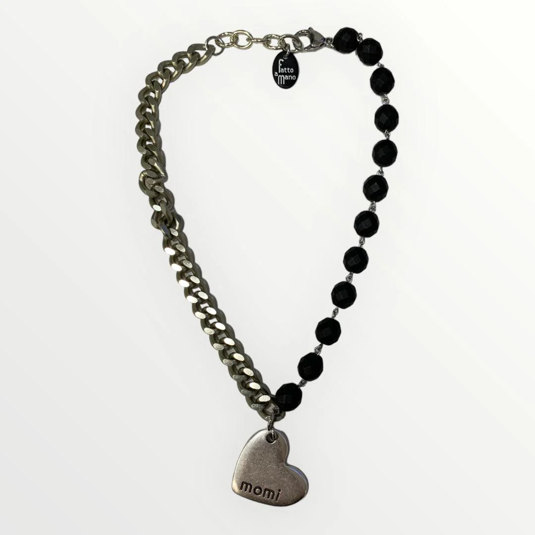 MOMI - COLLANA FRANCESCA CORTA CUORE - Image 5