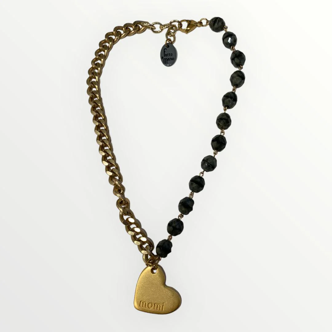 MOMI - COLLANA FRANCESCA CORTA CUORE - Image 6