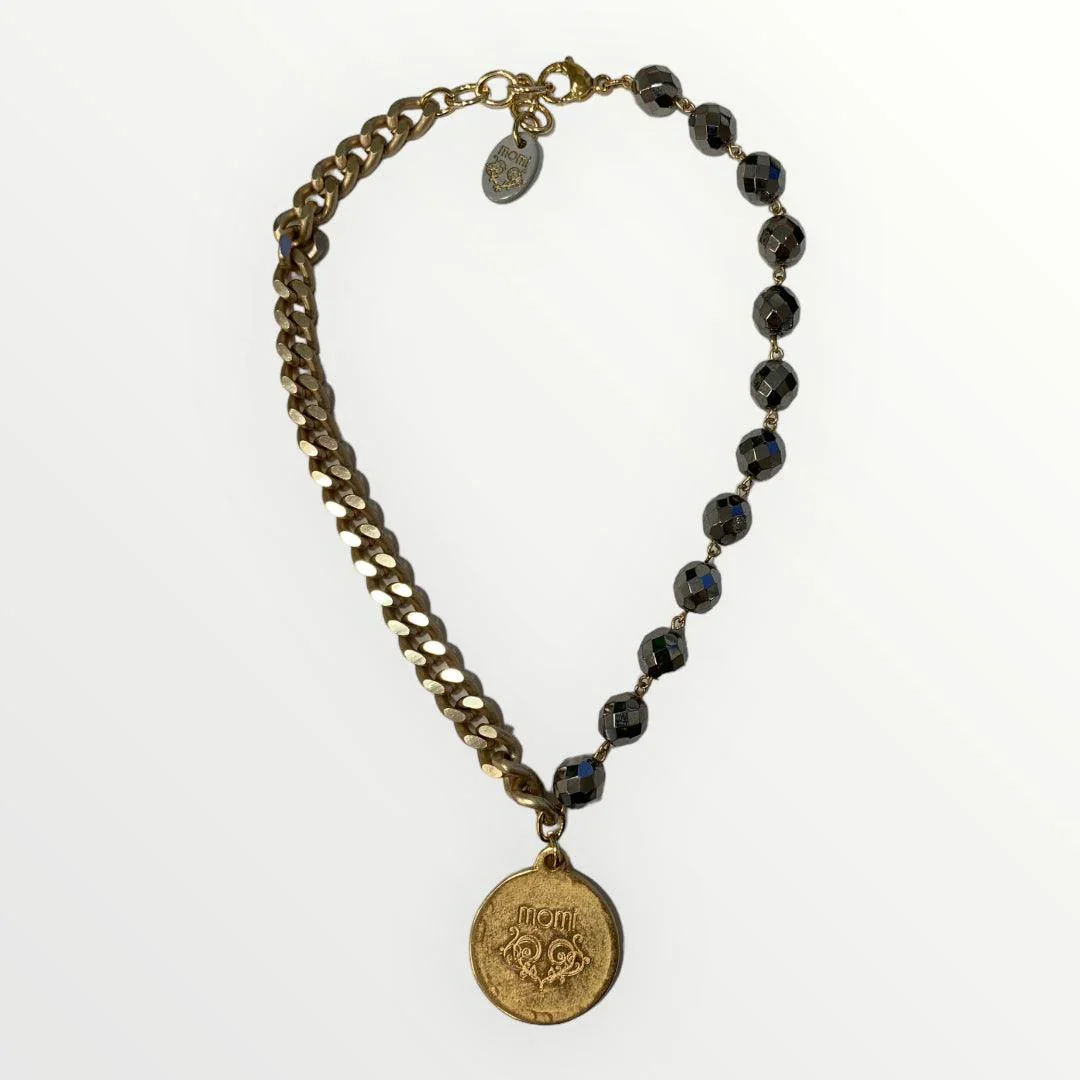 MOMI - COLLANA FRANCESCA CORTA MEDAGLIA - Image 5