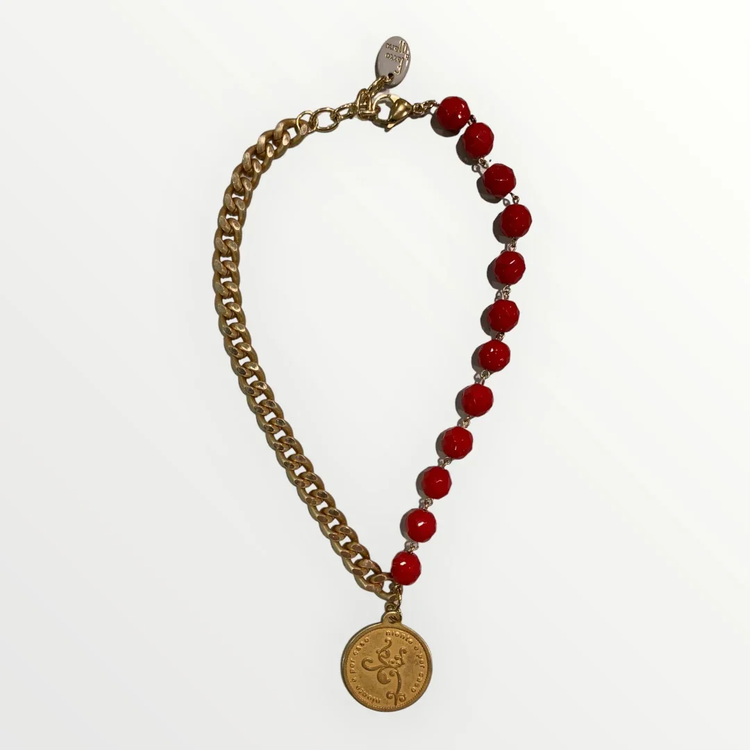 MOMI - COLLANA FRANCESCA CORTA MEDAGLIA - Image 8