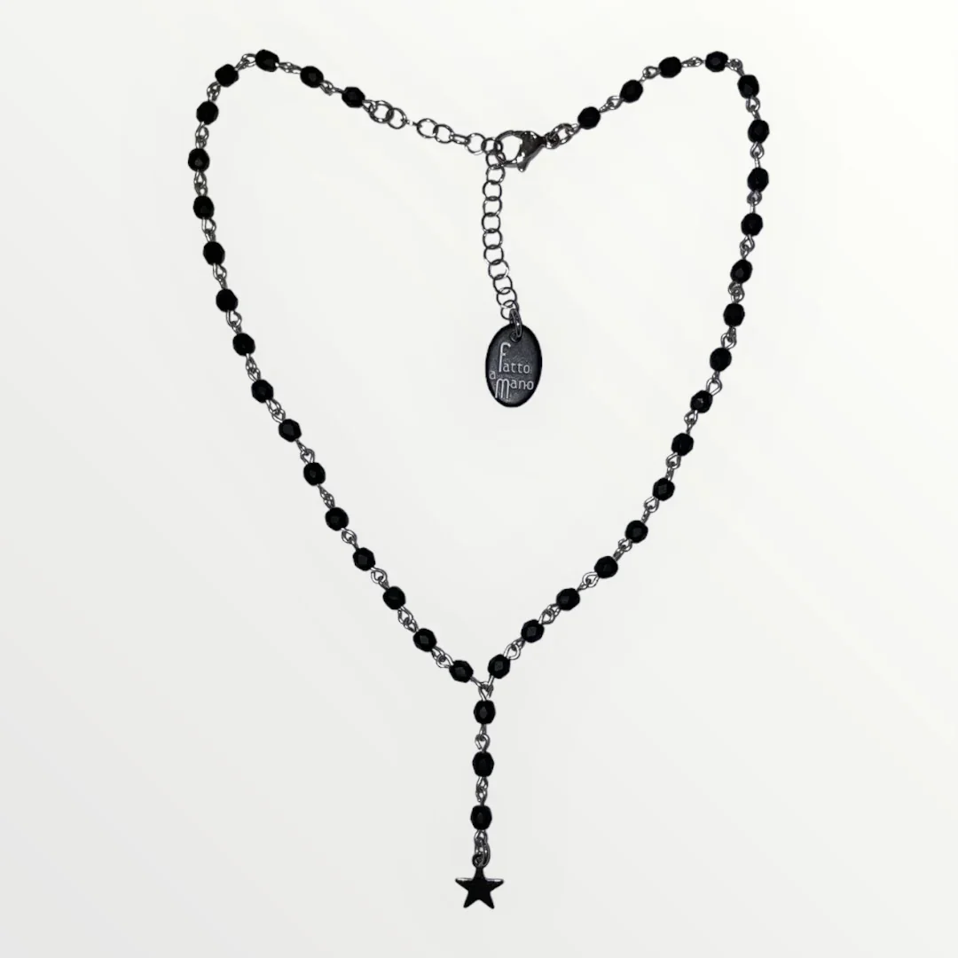 MOMI - COLLANA ROSARIO CORTO STELLA - Image 3
