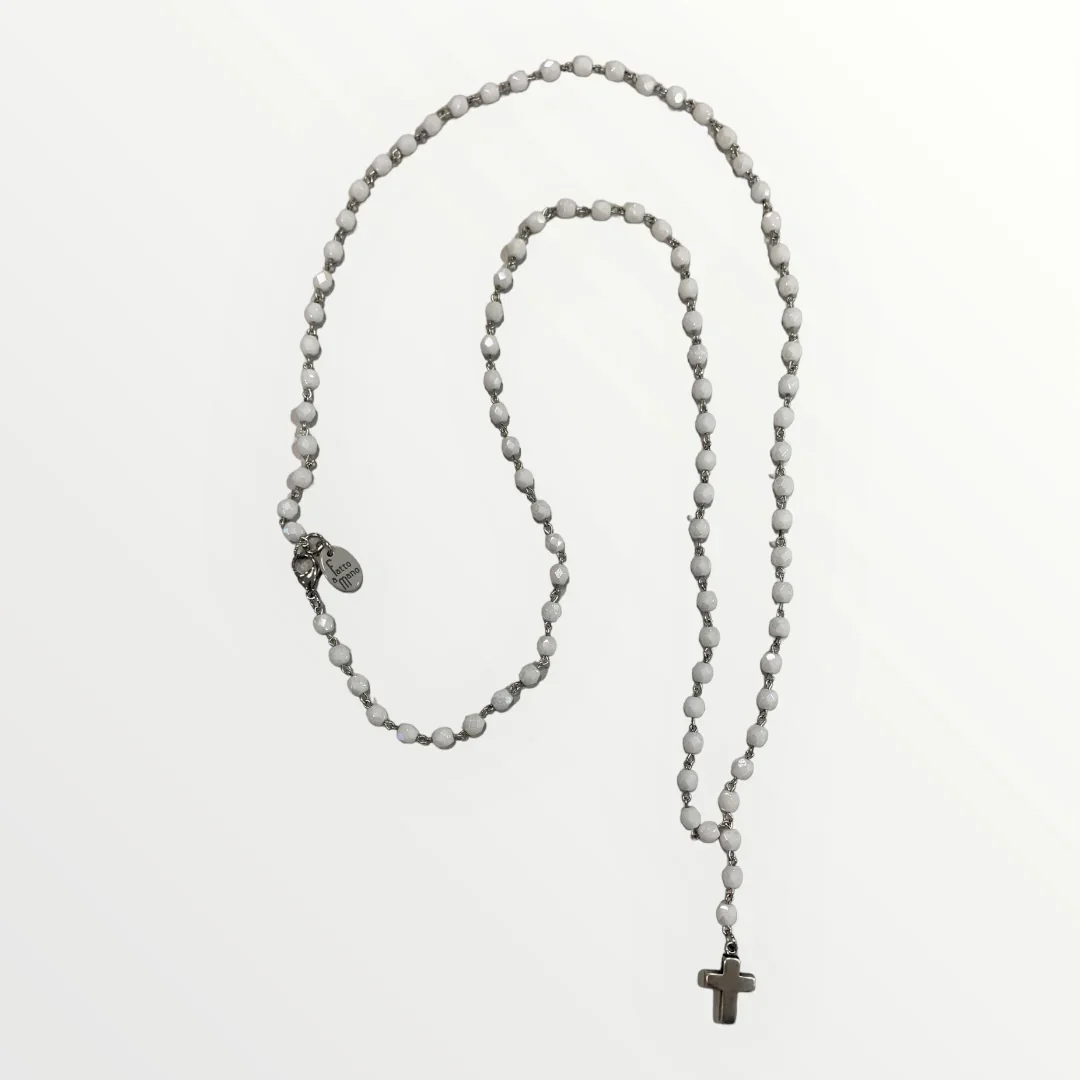 MOMI - COLLANA ROSARIO LUNGO CROCE - Image 6