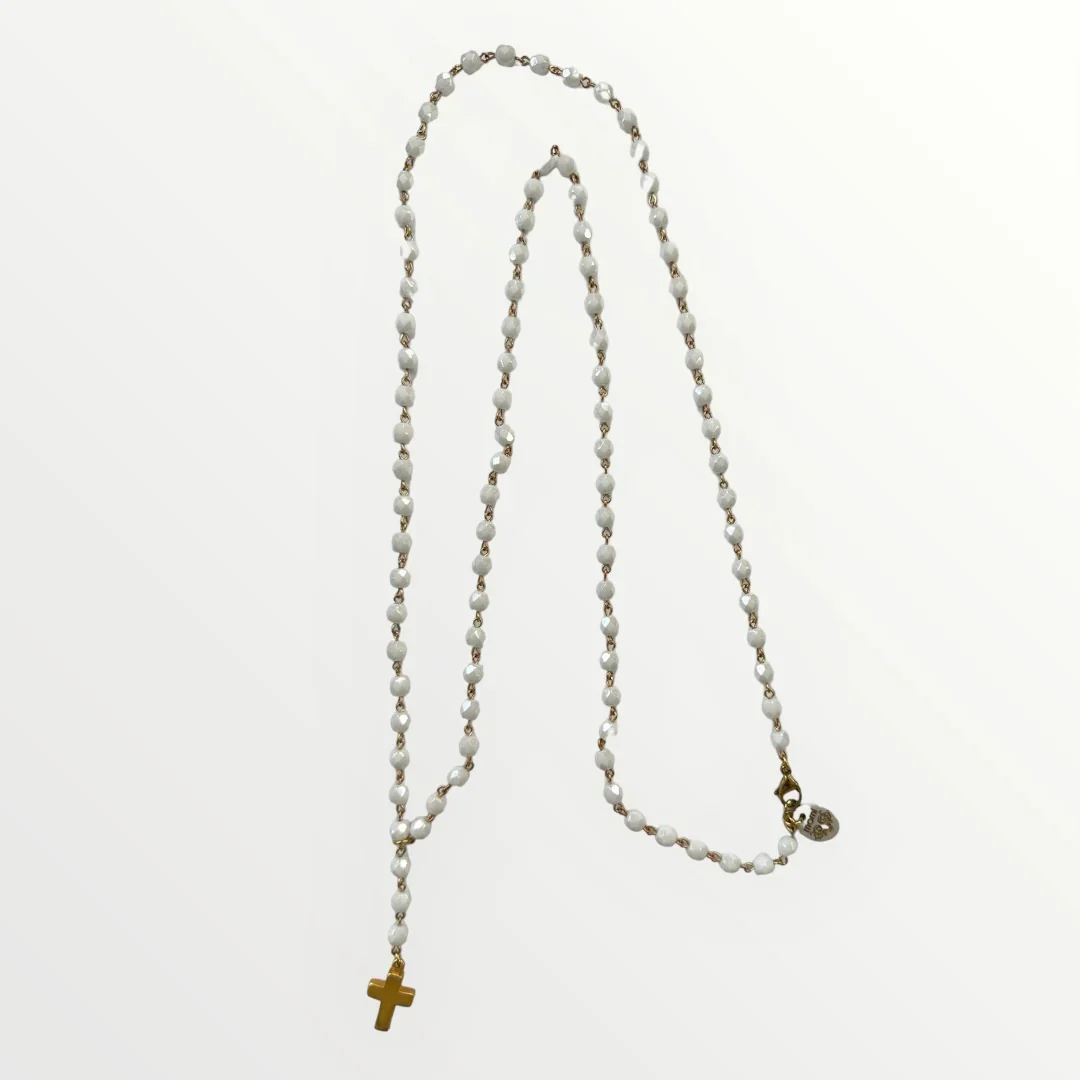 MOMI - COLLANA ROSARIO LUNGO CROCE - Image 7
