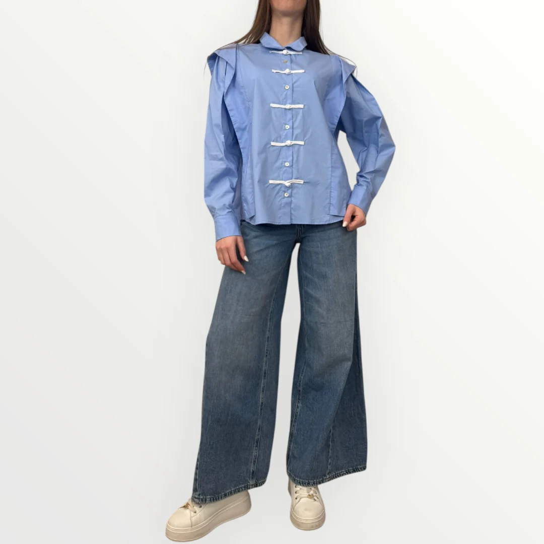 MOTEL - CAMICIA CON ALAMARI - Image 3