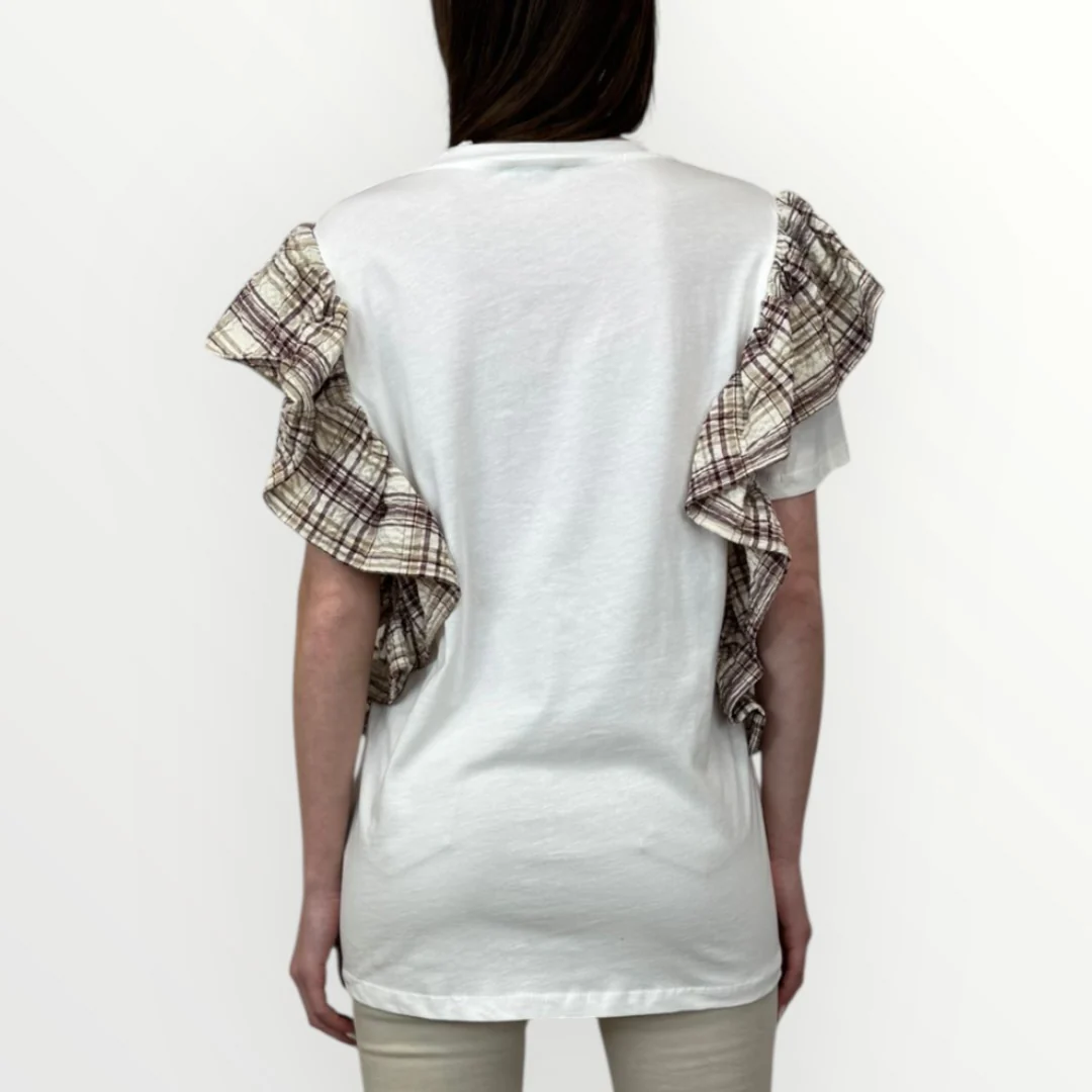 MOTEL - T-SHIRT CON MERLETTO - Image 2