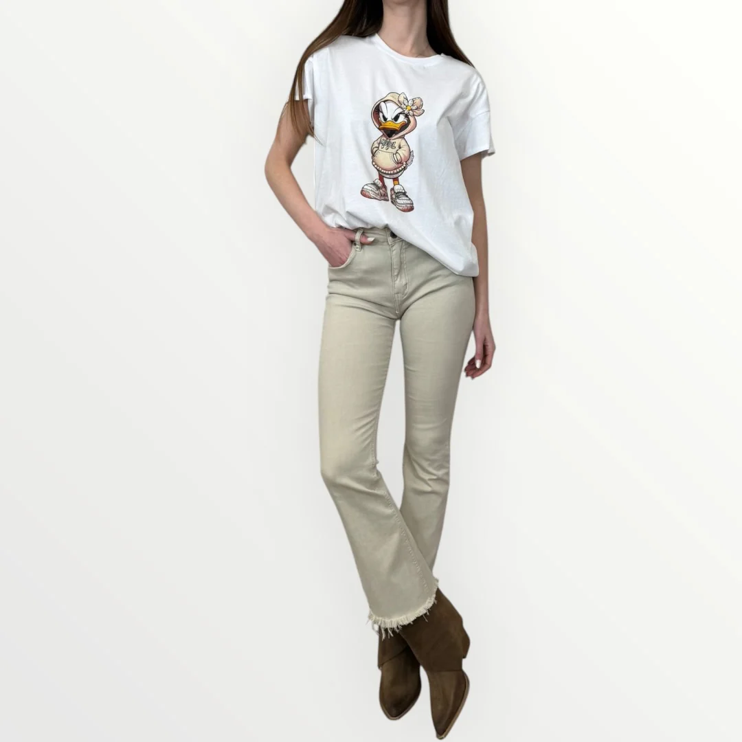 MOTEL - T-SHIRT CON STAMPA E BRILLANTINI - Image 3