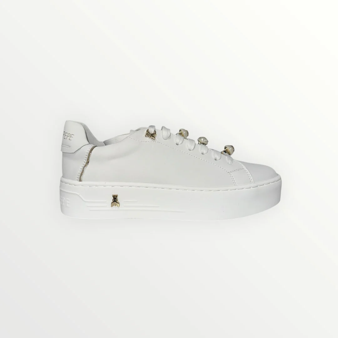 PATRIZIA PEPE - SNEAKER CON CHARMS DI PERLE