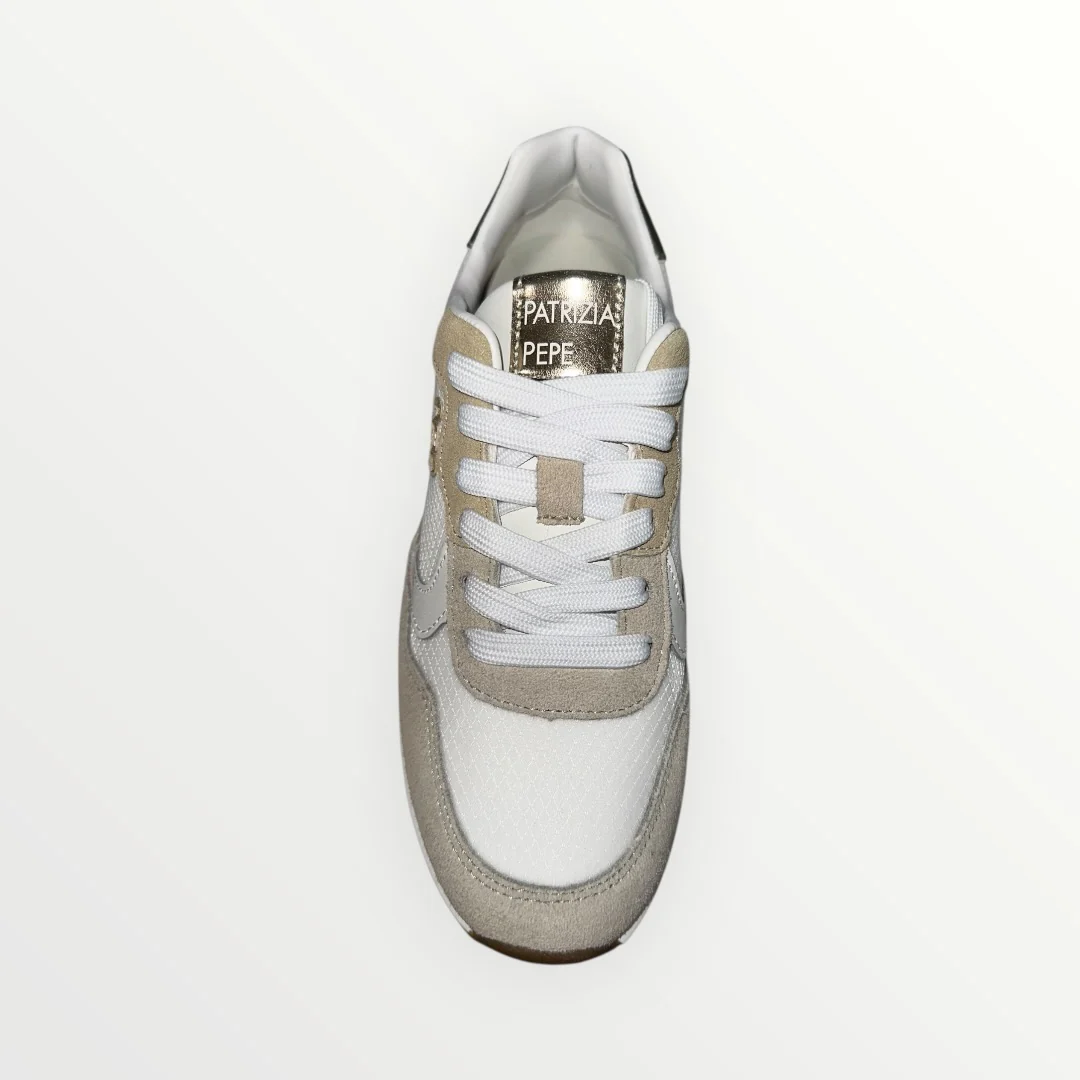 PATRIZIA PEPE - SNEAKER SCAMOSCIATA CON LOGO - Image 5
