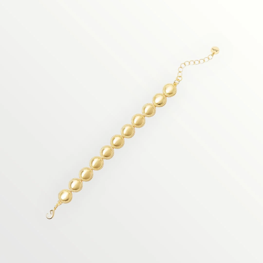 SODINI - BRACCIALE CON BOTTONE ZIGRINATO