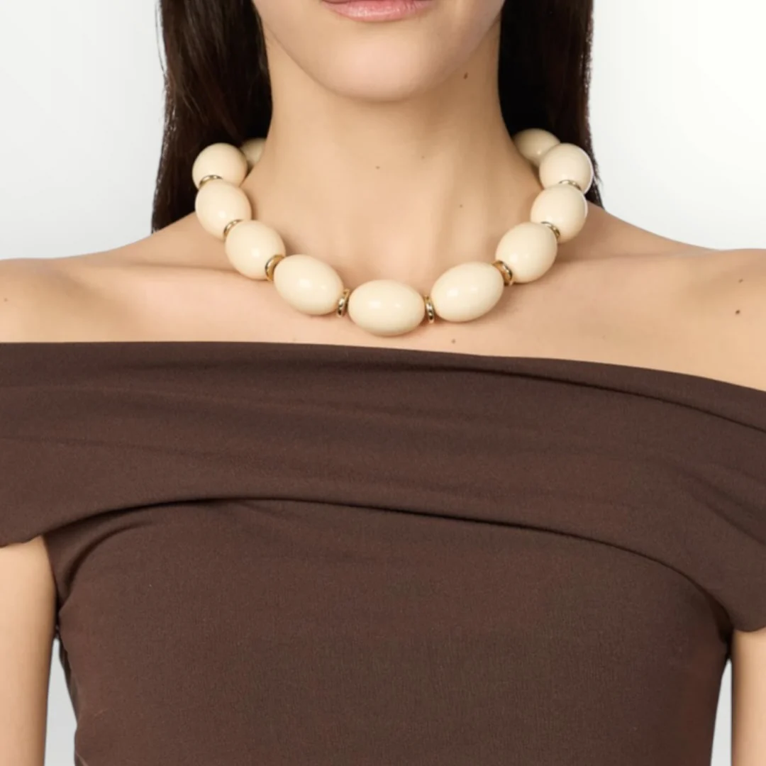 SODINI - COLLANA CORTA A OLIVINE - Image 3