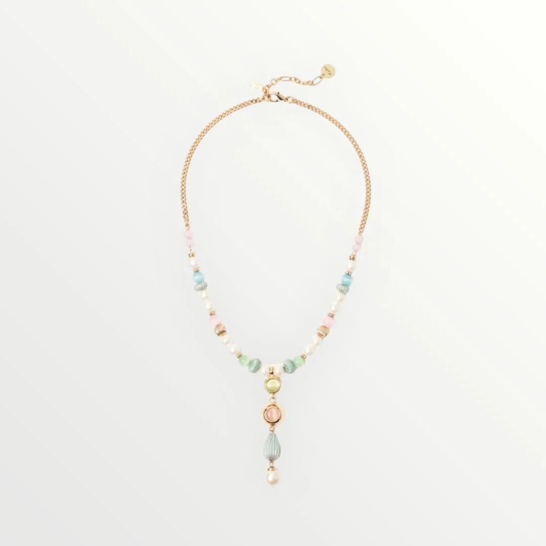 SODINI - COLLANA LUNGA CON SFERE SMALTATE
