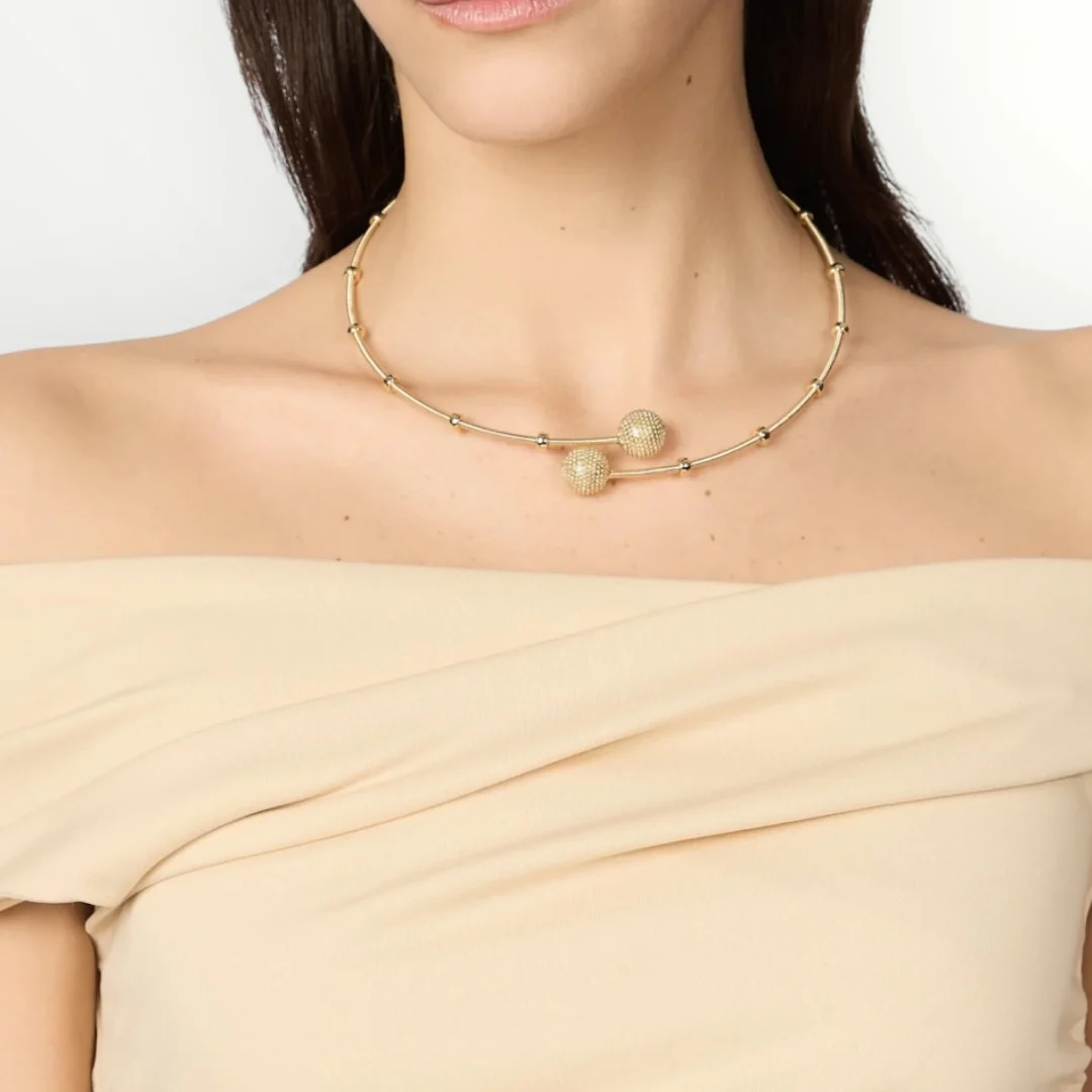 SODINI - COLLANA RIGIDA CON SFERE - Image 2
