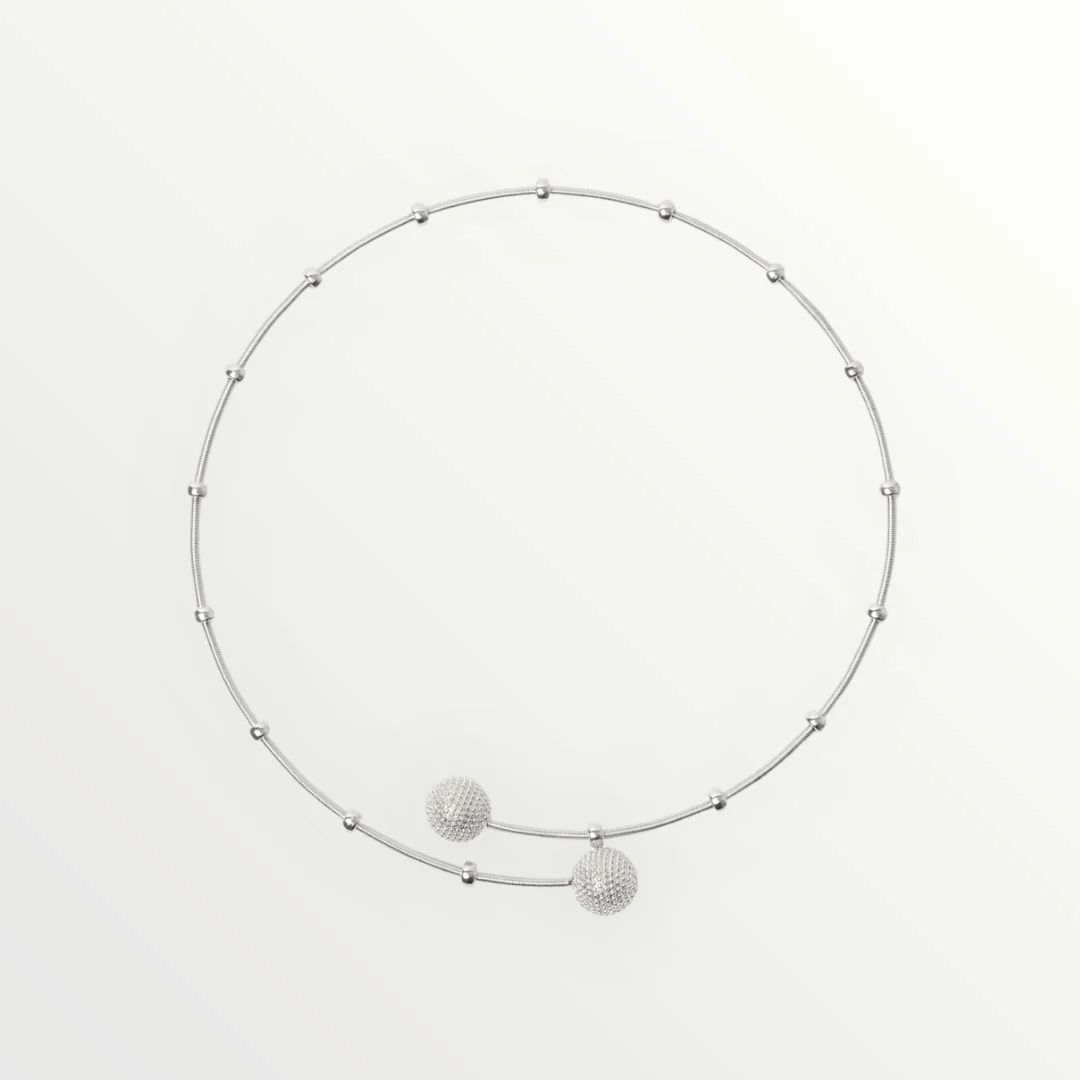 SODINI - COLLANA RIGIDA CON SFERE - Image 3