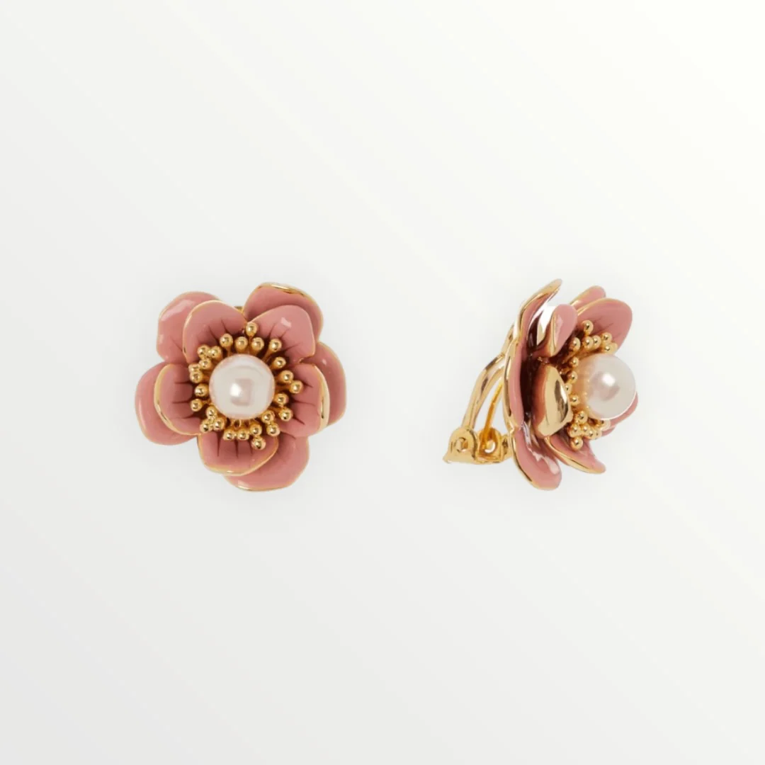 SODINI - ORECCHINI FIORE E PERLA