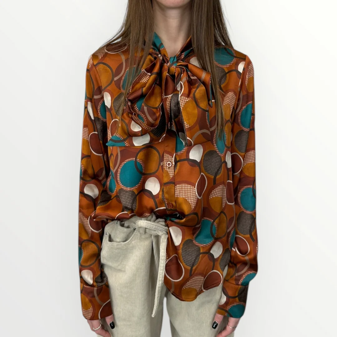 SOUVENIR - CAMICIA A FANTASIA GEOMETRICA - Image 6