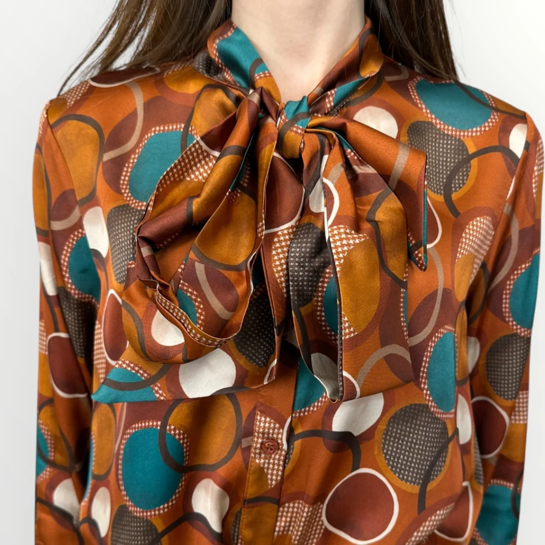 SOUVENIR - CAMICIA A FANTASIA GEOMETRICA - Image 9