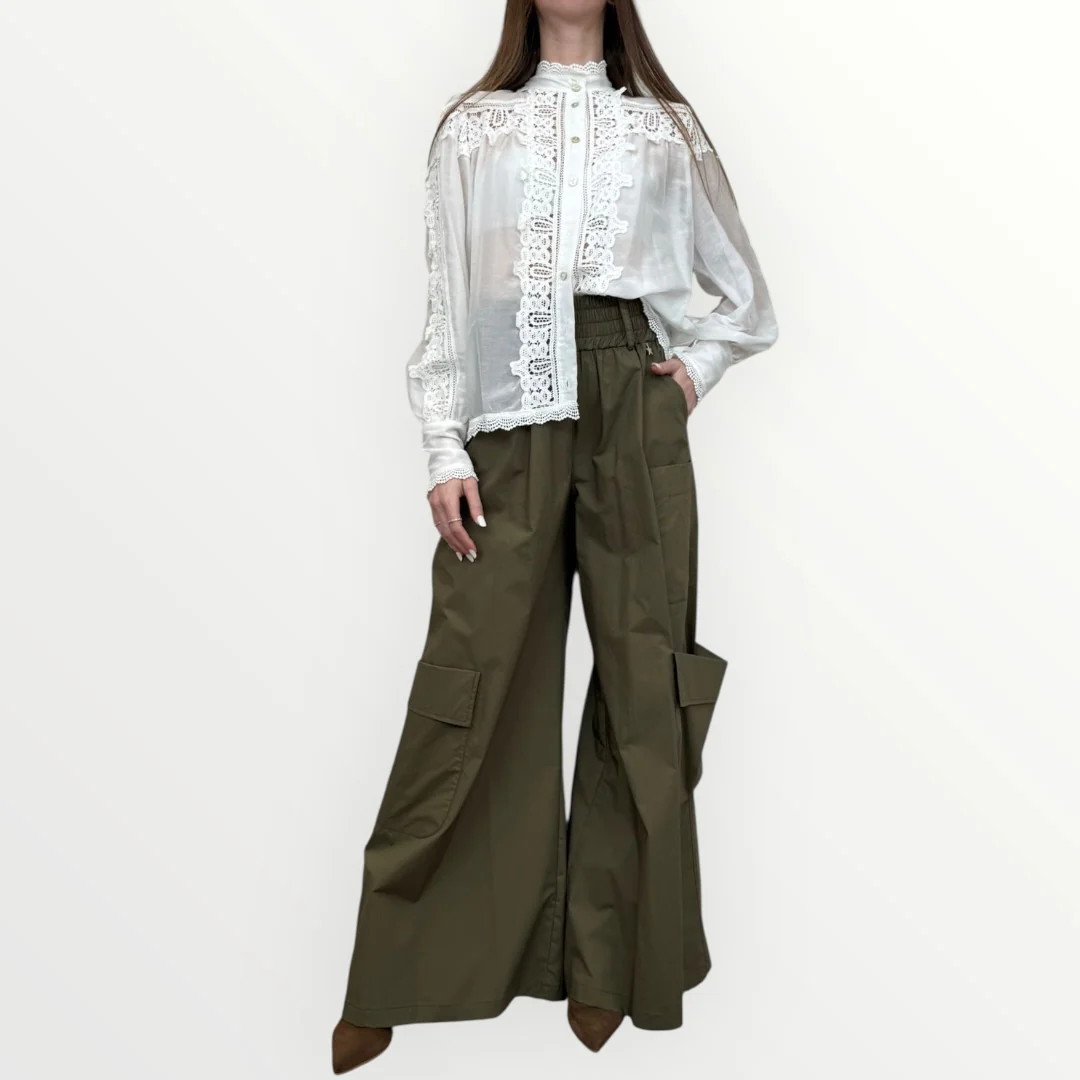 SOUVENIR - CAMICIA IN PIZZO SANGALLO - Image 3