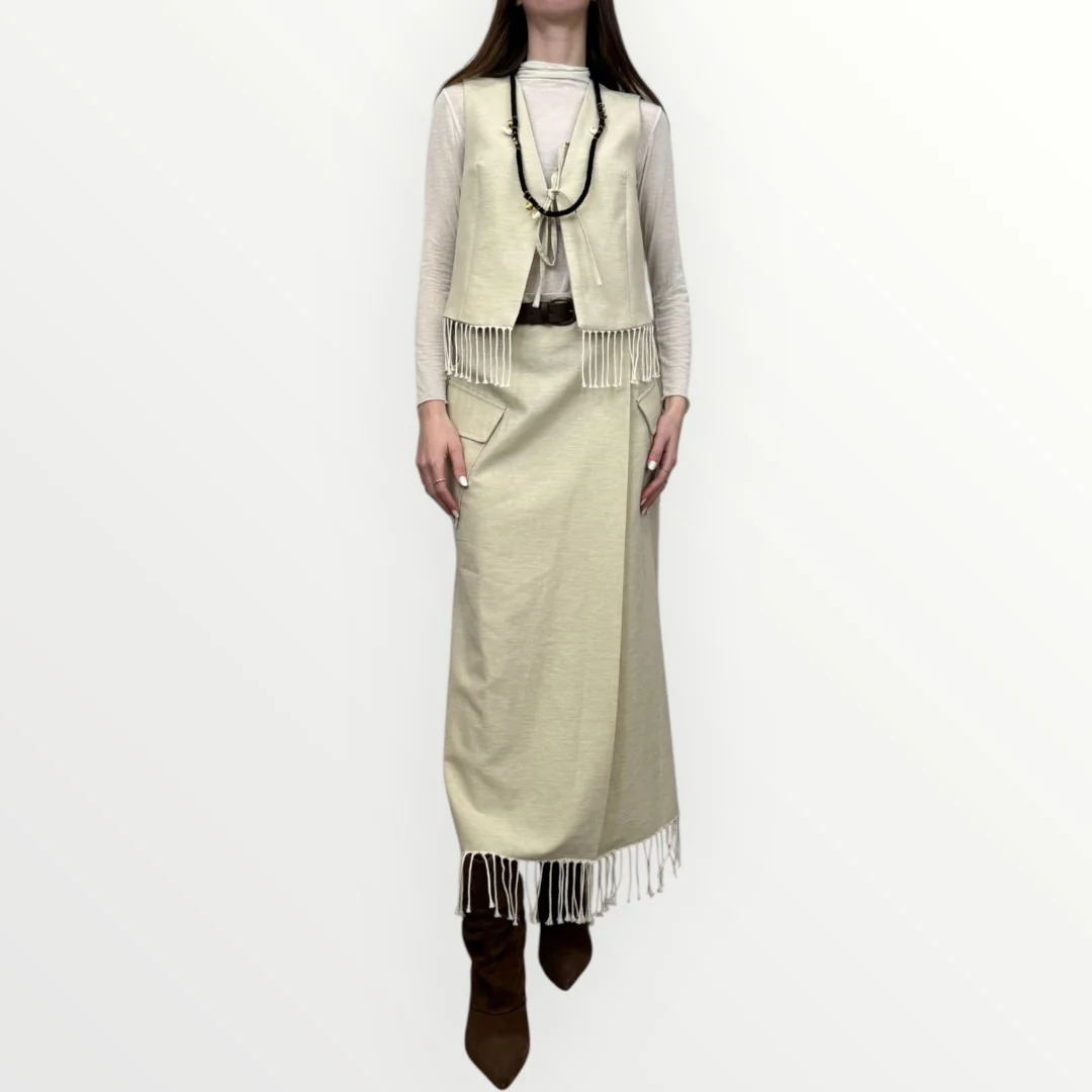 SOUVENIR - GILET CON FRANGE - Image 4